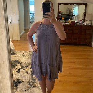 Free People Lilac Shift Dress